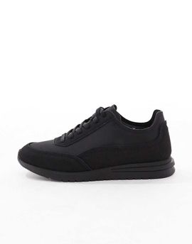 ASOS DESIGN ASOS DESIGN dressy running sneakers in black-Gray