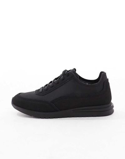 ASOS DESIGN ASOS DESIGN dressy running sneakers in black-Gray