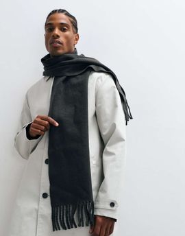 ASOS DESIGN ASOS DESIGN dressy woven scarf in gray