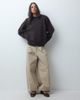 ASOS DESIGN ASOS DESIGN drop shoulder pad longline sweater in chocolate-Navy - 2