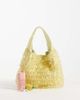 ASOS DESIGN ASOS DESIGN droplet beaded grab clutch bag in yellow - 2