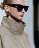 ASOS DESIGN ASOS DESIGN dropped belt mid length trench coat in stone-Neutral - 4