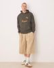 ASOS DESIGN ASOS DESIGN dropped shoulder hoodie with sporty print in brown - 4