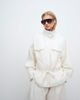ASOS DESIGN ASOS DESIGN dropped waist cinched windbreaker jacket in off white-Neutral - 1