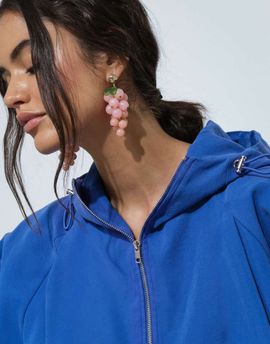 ASOS DESIGN ASOS DESIGN earrings with fruit beads in pink