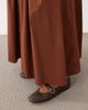 ASOS DESIGN ASOS DESIGN elasticated waist volume maxi skirt in brown - 4