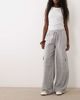 ASOS DESIGN ASOS DESIGN elasticized cargo pants with cuff in gray heather - 1