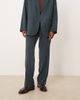 ASOS DESIGN ASOS DESIGN elasticized straight leg suit pants in blue-Black - 2