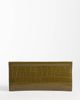 ASOS DESIGN ASOS DESIGN elongated clutch bag in olive green - 1