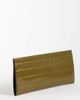 ASOS DESIGN ASOS DESIGN elongated clutch bag in olive green - 4