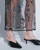 ASOS DESIGN ASOS DESIGN embellished detail sheer midi skirt in black - 3