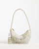 ASOS DESIGN ASOS DESIGN embellished drop tassel shoulder bag in cream-White - 2