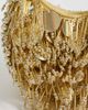 ASOS DESIGN ASOS DESIGN embellished scoop sequin and bead bag in gold - 3