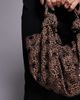 ASOS DESIGN ASOS DESIGN embellished slouchy clutch purse with knot handles in leopard print-Multi - 3