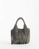 ASOS DESIGN ASOS DESIGN embellished tassel clutch in silver - 2