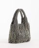 ASOS DESIGN ASOS DESIGN embellished tassel clutch in silver - 4