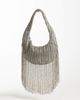 ASOS DESIGN ASOS DESIGN embellished tassel shoulder bag in silver - 1