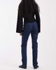 ASOS DESIGN ASOS DESIGN embellished waistband jeans in rinse wash-Navy - 2