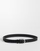 ASOS DESIGN ASOS DESIGN embossed basket weave faux leather belt in black - 1