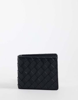 ASOS DESIGN ASOS DESIGN embossed faux leather wallet in black