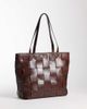 ASOS DESIGN ASOS DESIGN embossed weave tote bag in brown - 4