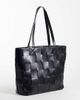 ASOS DESIGN ASOS DESIGN embossed woven tote in black - 4