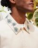 ASOS DESIGN ASOS DESIGN embroidered harrington jacket in ecru-Neutral - 3