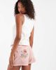ASOS DESIGN ASOS DESIGN embroidered shorts in washed pink - 3
