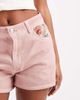 ASOS DESIGN ASOS DESIGN embroidered shorts in washed pink - 4
