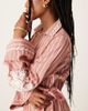 ASOS DESIGN ASOS DESIGN embroidered wrap shirt mini dress with wide cuff in stripe-Multi - 3