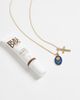 ASOS DESIGN ASOS DESIGN enamel rose and cross pendant necklace in gold - 2