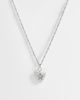 ASOS DESIGN ASOS DESIGN engraved star shield pendant necklace in silver - 1