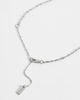ASOS DESIGN ASOS DESIGN engraved star shield pendant necklace in silver - 3