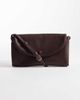 ASOS DESIGN ASOS DESIGN envelope skinny shoulder bag in chocolate-Brown - 1