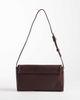 ASOS DESIGN ASOS DESIGN envelope skinny shoulder bag in chocolate-Brown - 4