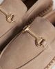 ASOS DESIGN ASOS DESIGN espadrilles with snaffle detailing in light gray suede - 3