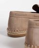 ASOS DESIGN ASOS DESIGN espadrilles with snaffle detailing in light gray suede - 4