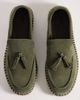 ASOS DESIGN ASOS DESIGN espadrilles with tassel in khaki suede-Green - 2