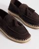 ASOS DESIGN ASOS DESIGN espadrilles with tassels in brown suede - 1