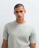 ASOS DESIGN ASOS DESIGN Essential fine-rib knit crew neck T-shirt in sage-Green - 1