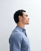 ASOS DESIGN ASOS DESIGN Essential fine-rib knit polo in blue - 2