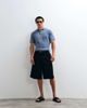 ASOS DESIGN ASOS DESIGN Essential fine-rib knit polo in blue - 3