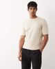 ASOS DESIGN ASOS DESIGN Essential knit crew neck T-shirt in stone-Neutral - 3
