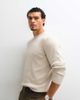 ASOS DESIGN ASOS DESIGN Essential knit lightweight crew neck sweater in stone-Neutral - 1