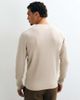 ASOS DESIGN ASOS DESIGN Essential knit lightweight crew neck sweater in stone-Neutral - 4