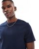 ASOS DESIGN ASOS DESIGN essentials crew neck T-shirt in sky captain-Navy - 3