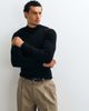 ASOS DESIGN ASOS DESIGN Essentials micro rib knit muscle fit lightweight turtle neck sweater in black - 2