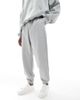 ASOS DESIGN ASOS DESIGN essentials oversized fit sweatpants in heather gray - 2