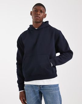 ASOS DESIGN ASOS DESIGN essentials relaxed boxy hoodie in navy