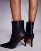 ASOS DESIGN ASOS DESIGN Eve heeled ankle boots in black - 4